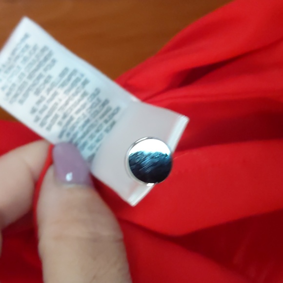 TWIK* babydoll peplum short sleeve round neck keyhole button close blouse - Picture 10 of 11